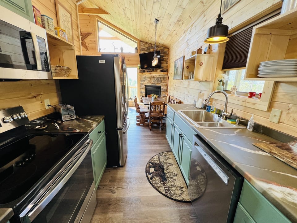 Indoors, Floor, Flooring, Refrigerator, Kitchen