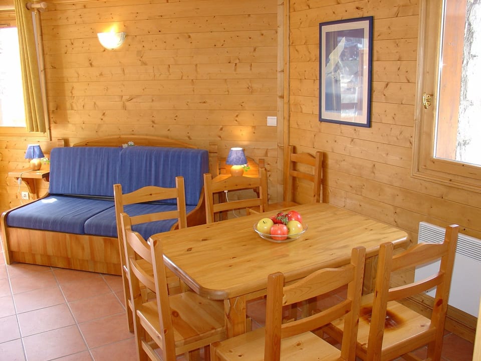 Settle into the dining area and enjoy a nice meal.