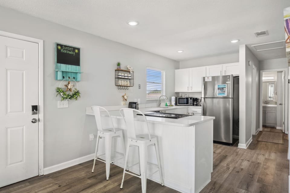 Breakfast bar.