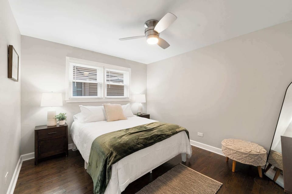 A serene retreat designed for rest, with soft tones and a calming layout for peaceful nights.