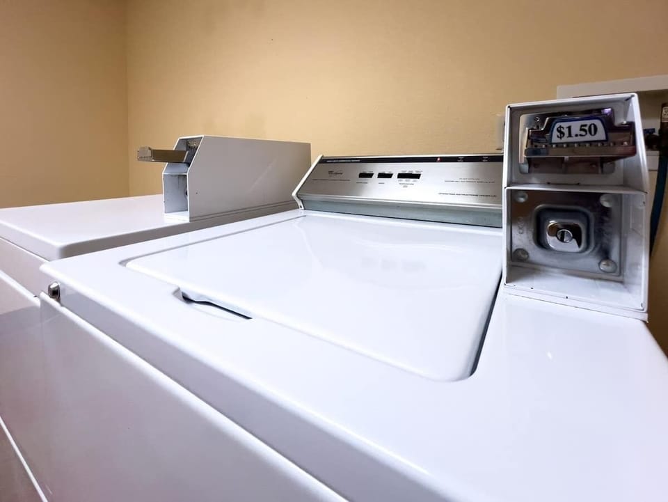 Convenient on-site laundry facilities to keep you feeling fresh during your stay!