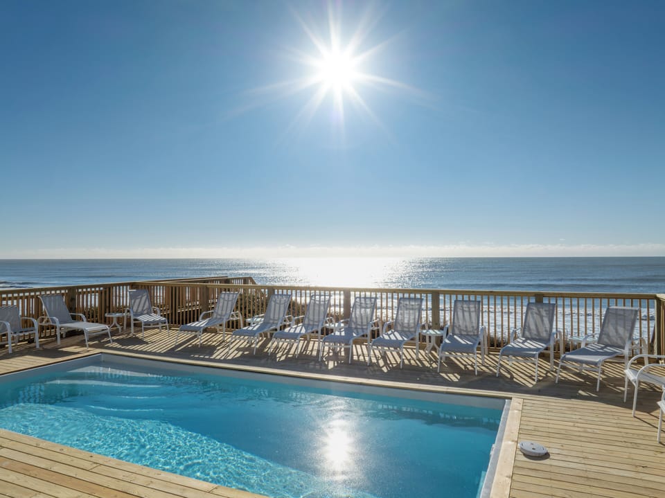 Elevated Pool Overlooking the Ocean
