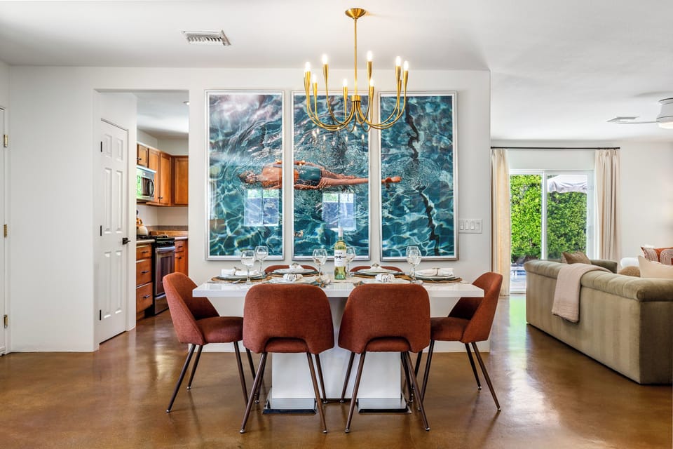 Beautiful indoor dining space