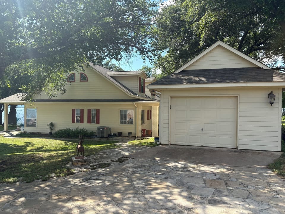 View from the driveway