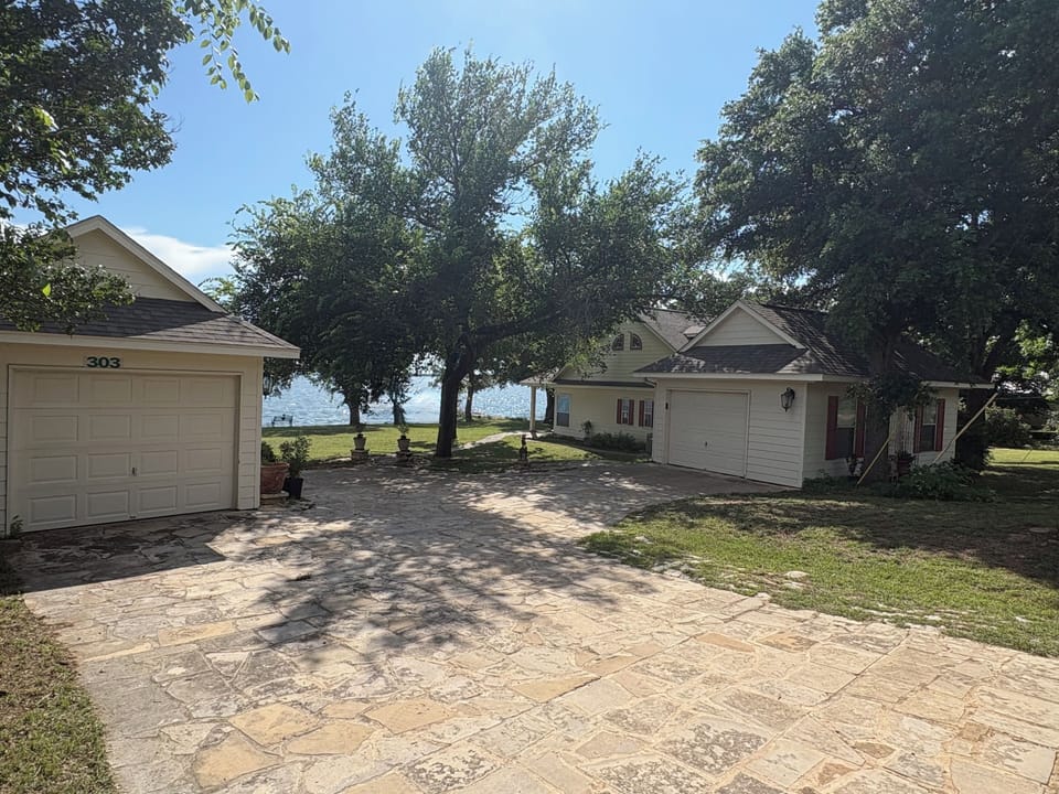 View from the driveway