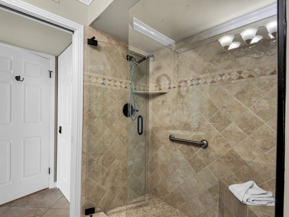 Bathroom 1 with Walk-In Shower