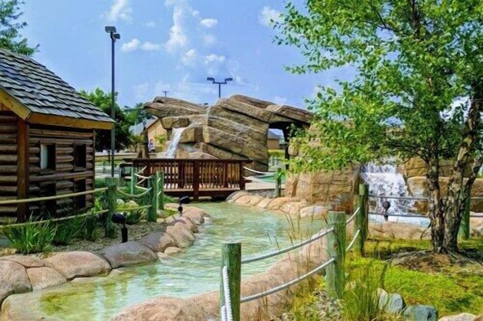 Enjoy mini golf and laser tag at Eagle Falls Adventure park