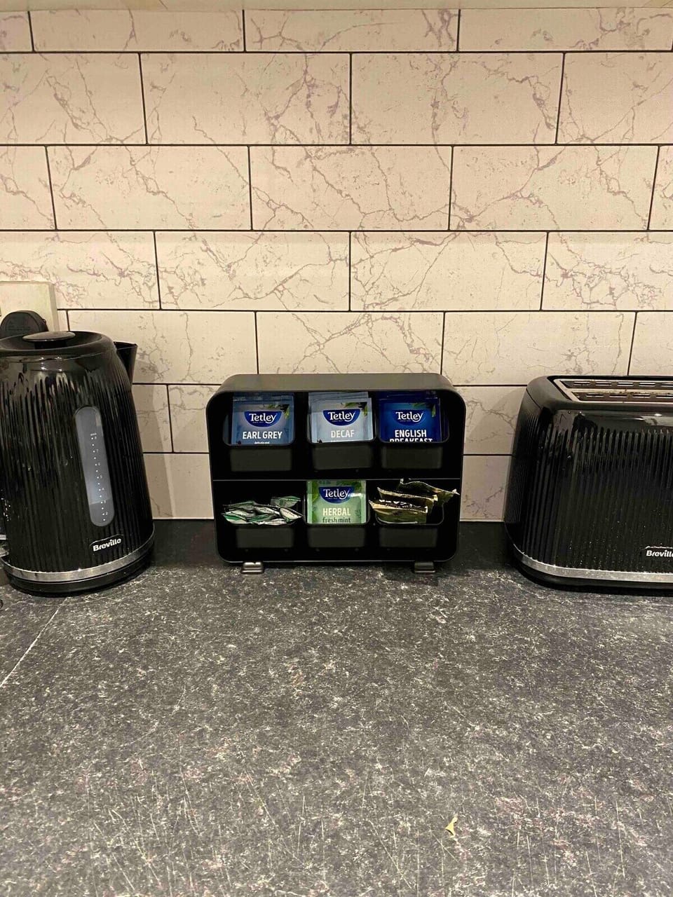 Complimentary teas and coffees 