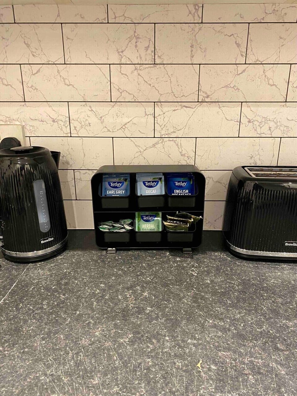 Complimentary teas and coffees 