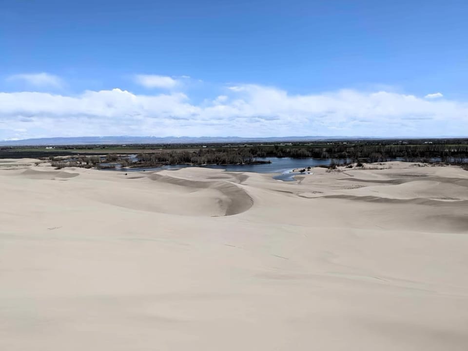 Picture-perfect day at Egin Lake today.