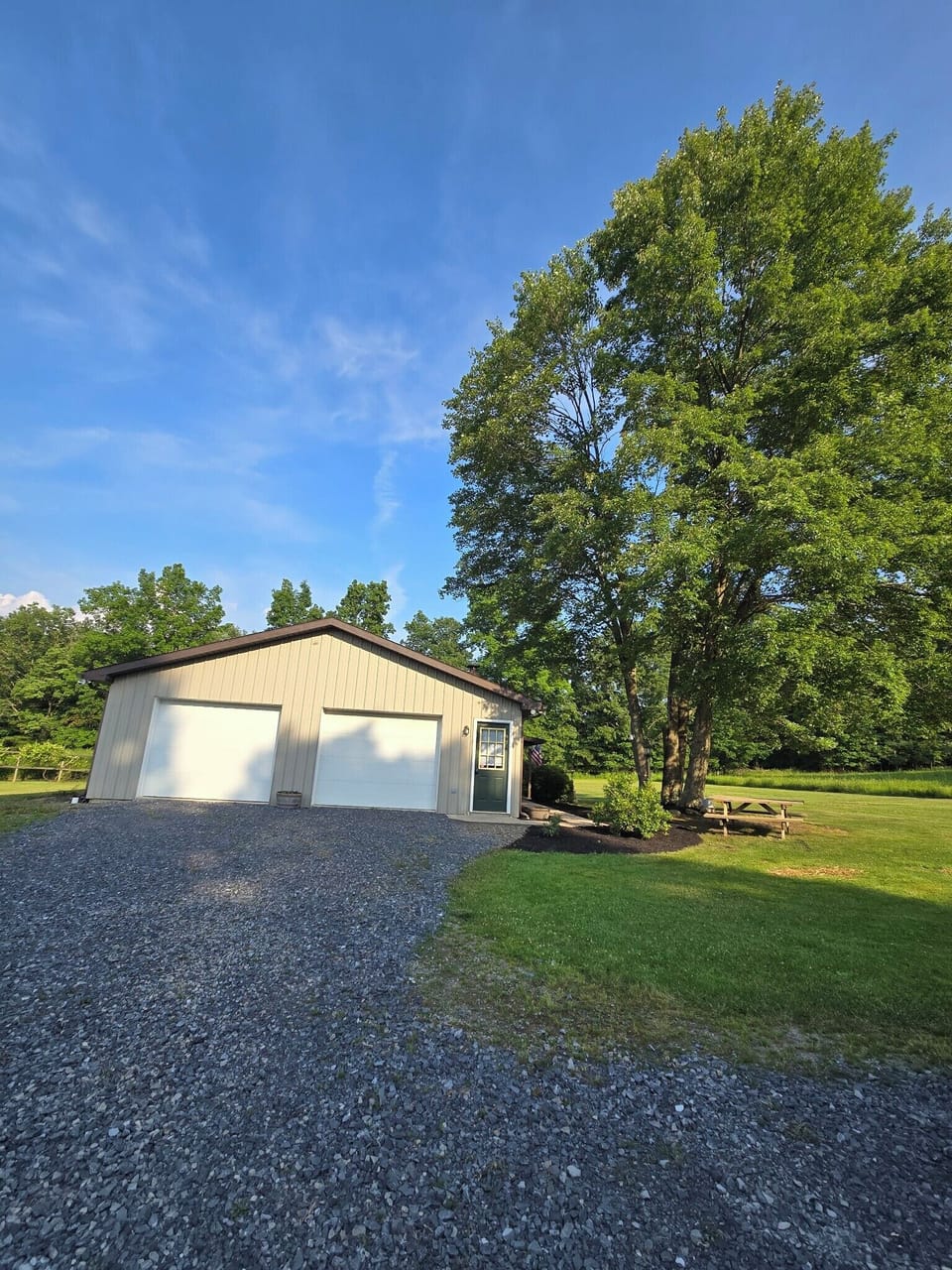 Garage and house are connected