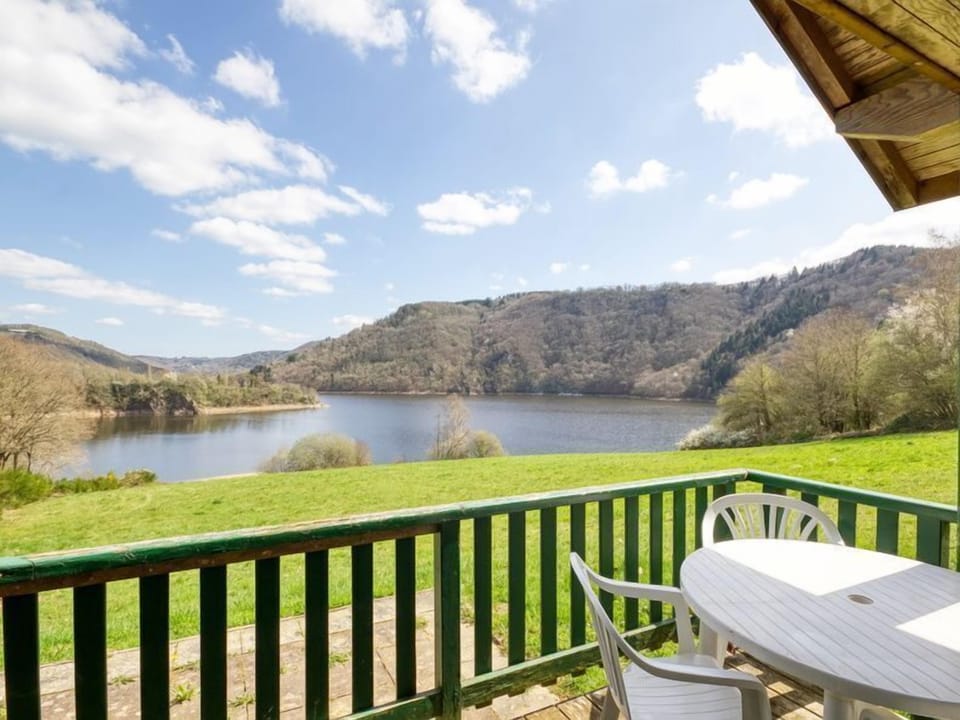 Enjoy some fresh air and the lake view out on the patio!