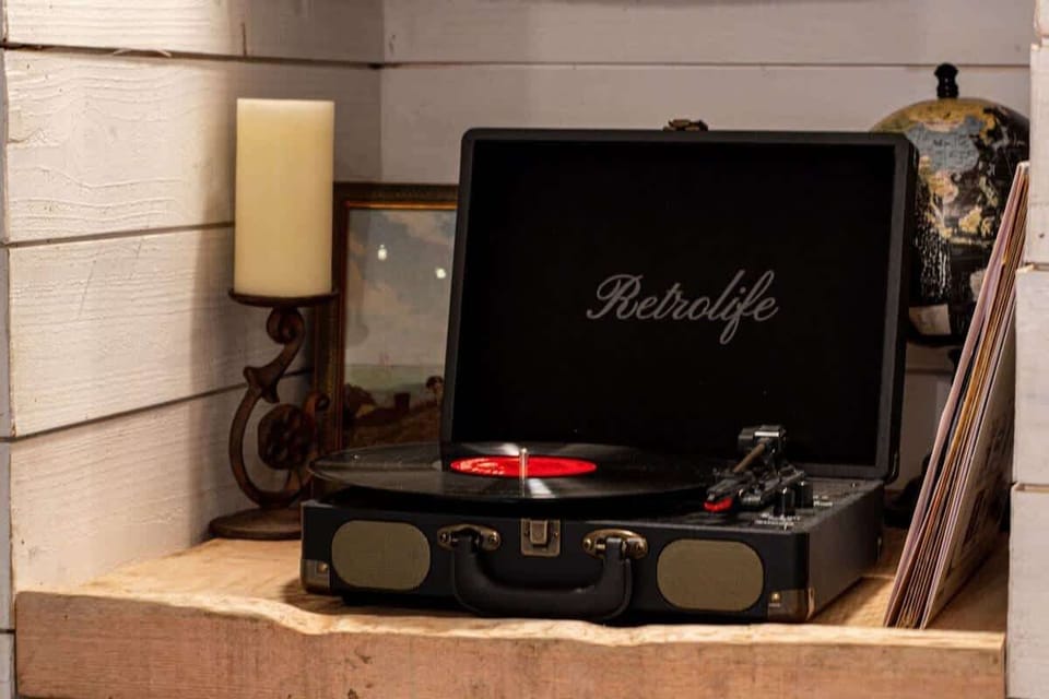 Turn on the record player and sit-back and relax!