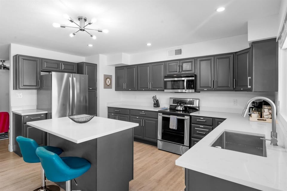 A stylish spot for two: our central seating area is perfect for casual dining