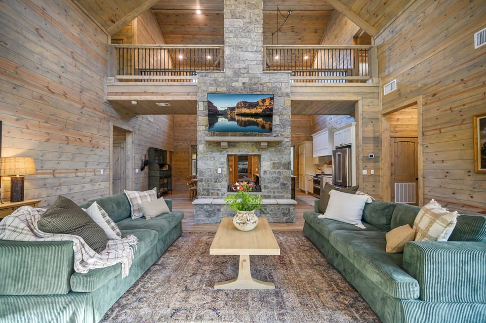 Tons of comfortable seating while watching the game or a movie