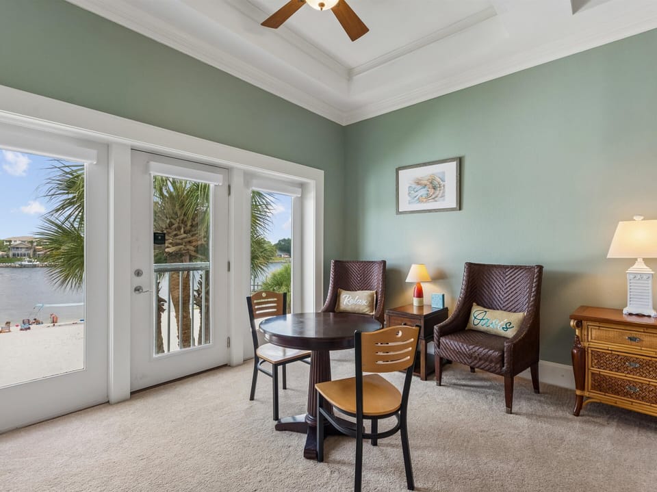 Primary Bedroom - Additional Seating - Access to Balcony - Second Floor