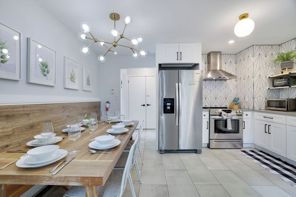 Kitchen with dining