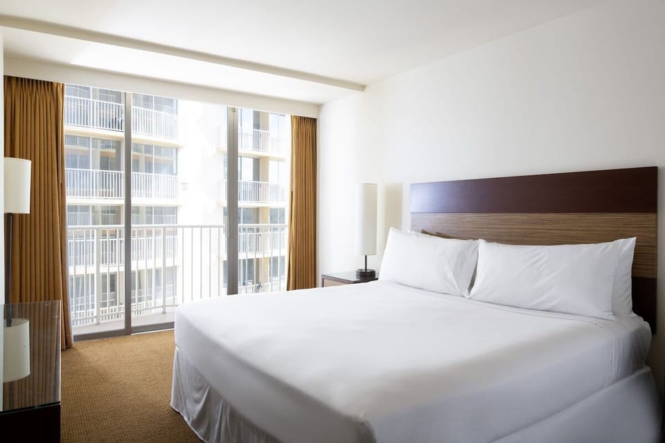 Stretch out and sleep deeply in a bright, airy bedroom.