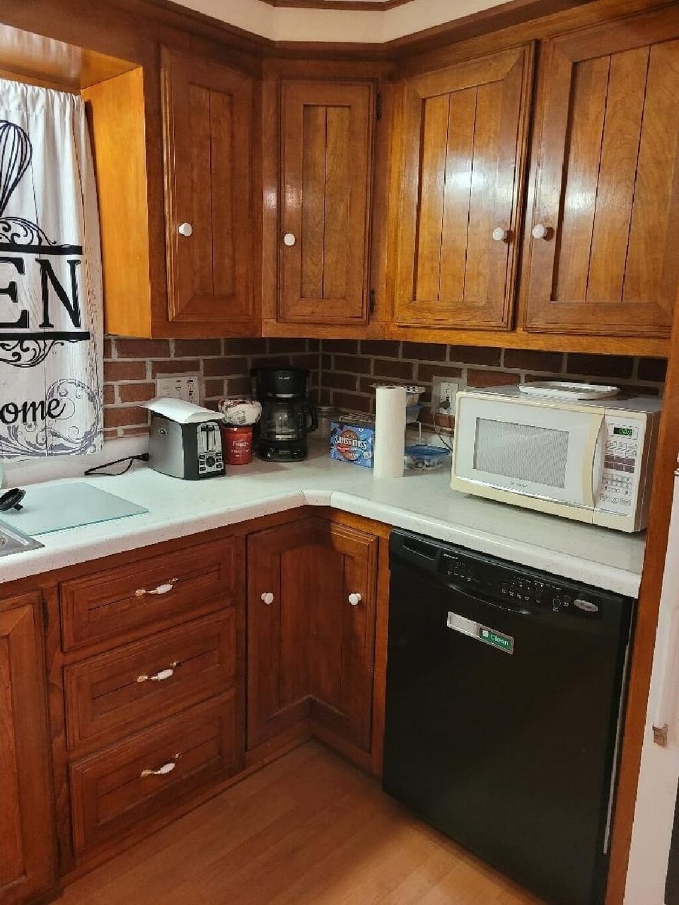 Kitchen Dishwasher, Microwave, Coffee Maker, Toaster