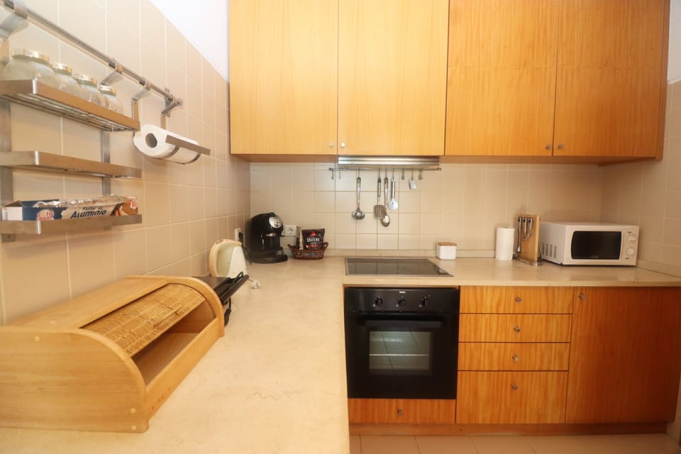 Equipped kitchen for nature holidays with pool