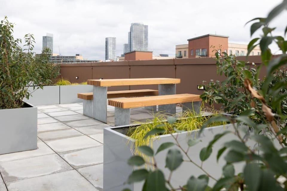 Spacious Rooftop area to chill out with family and friends