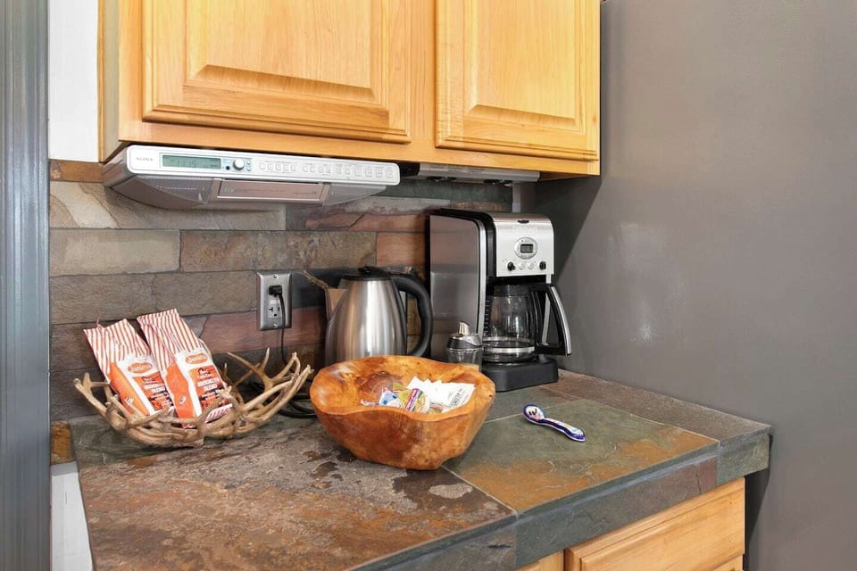 Start your day at the coffee bar with a full setup!