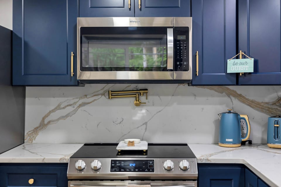 Sleek, modern kitchen with premium finishes and everything you need within reach