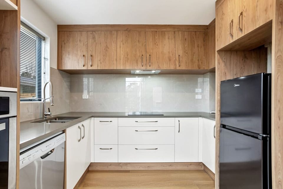 The kitchen has everything you need to cook up a delicious meal.