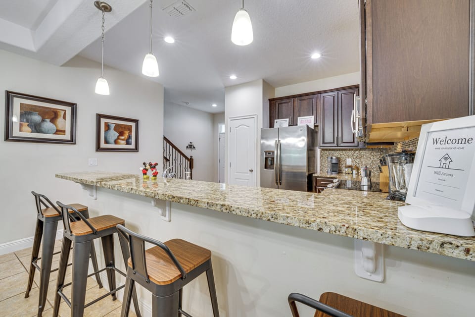 Kitchen | Pod Coffee Maker | Toaster | Blender | 1st Floor