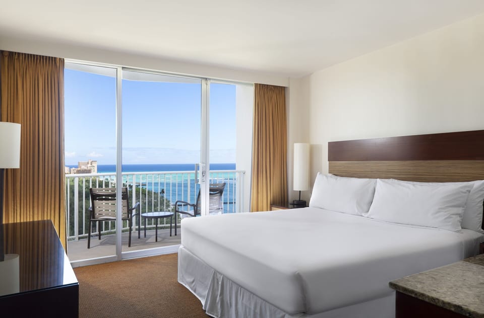 Wake up to ocean breezes from your private balcony.