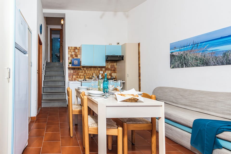 Kitchen and dining area