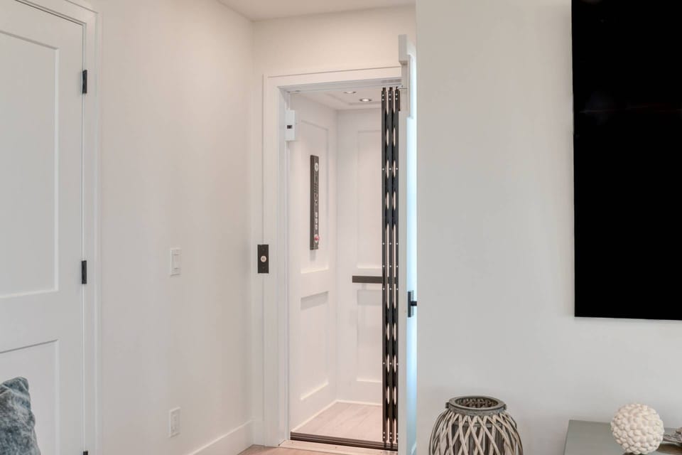 The elevator makes moving through this home a breeze.