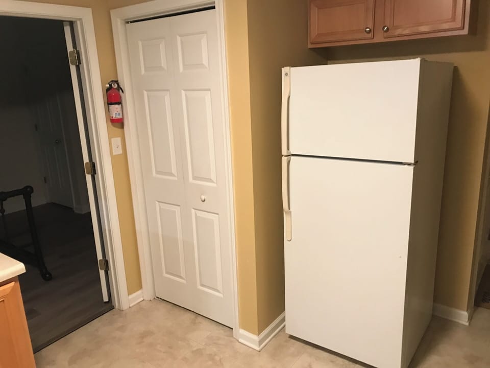 Full size fridge with ice maker 