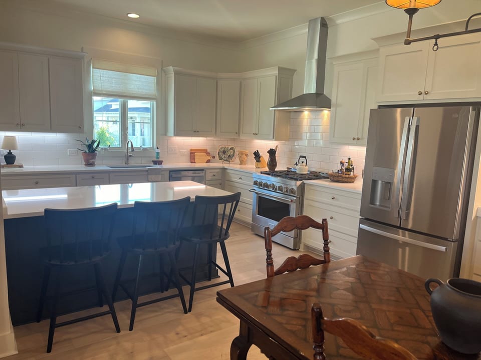 Kitchen with Bar Stools