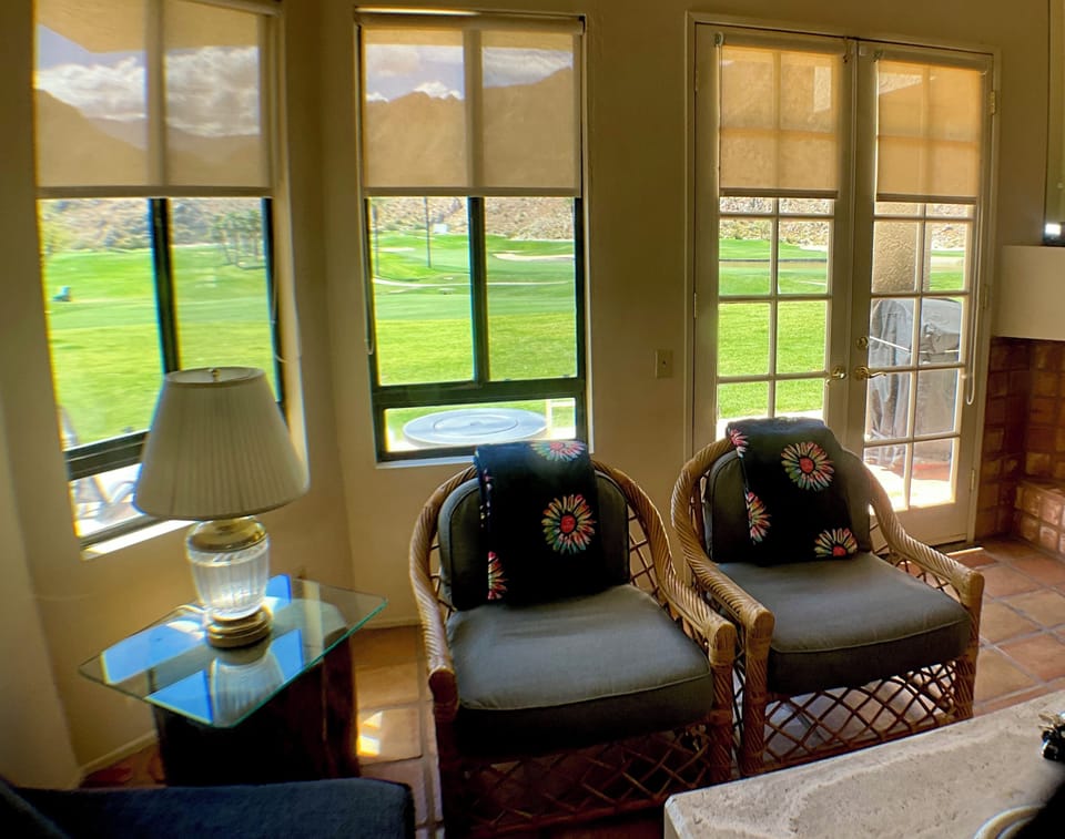 View out of living room