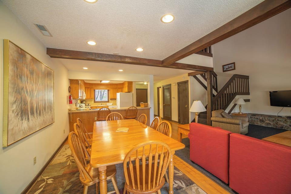 First level dining room with seating for 8