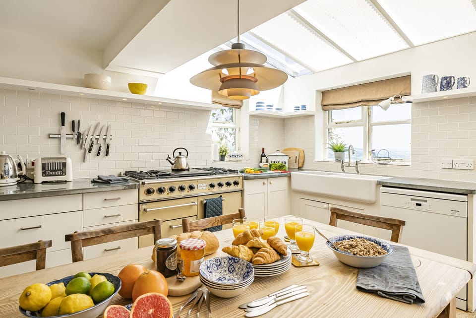 Nash Cottage, Marshwood, Bridport: The family kitchen has character and charm
