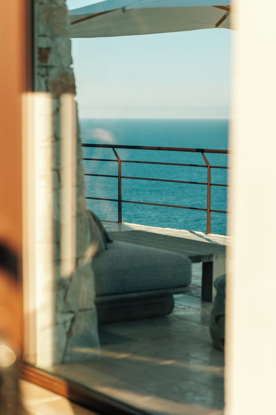 Stunning terrace view offering a breathtaking panoramic view of the Adriatic Sea