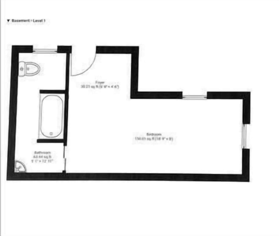Downstairs floor plan