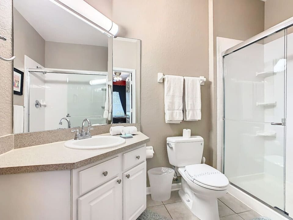 Clean and bright bathroom for your comfort.