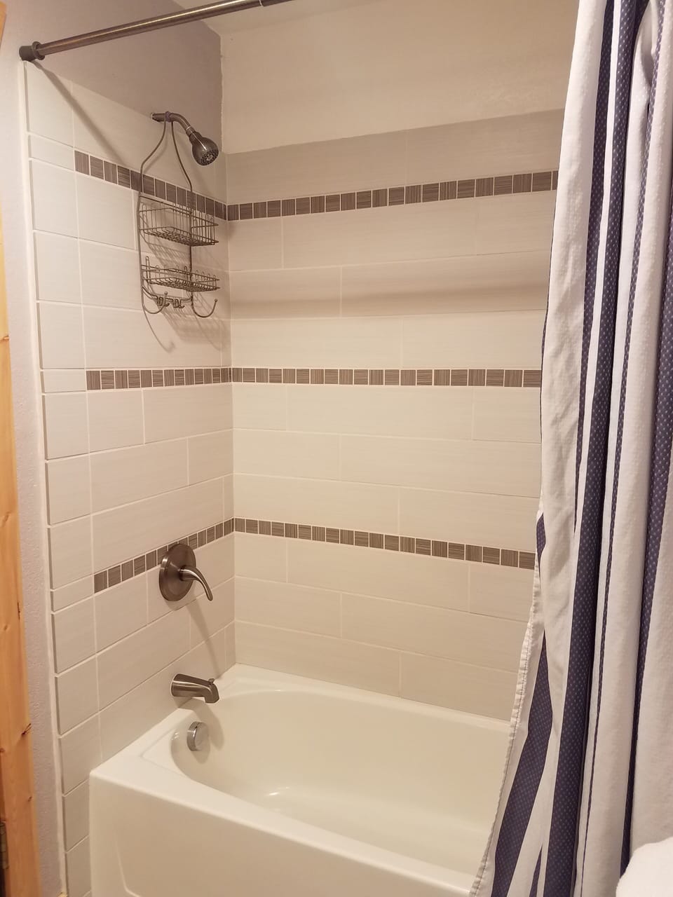 ceramic tiled shower