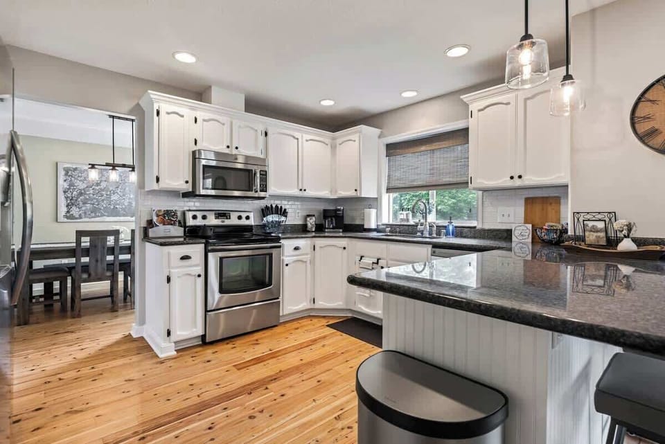 Fully stocked kitchen