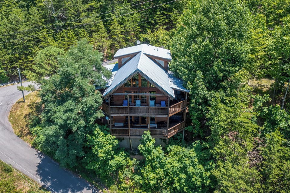 Edge of Glory view of the beautiful home