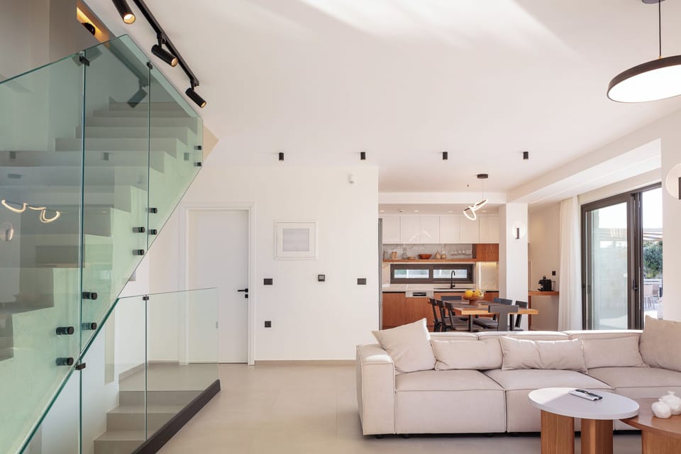 Living room settings for gatherings.