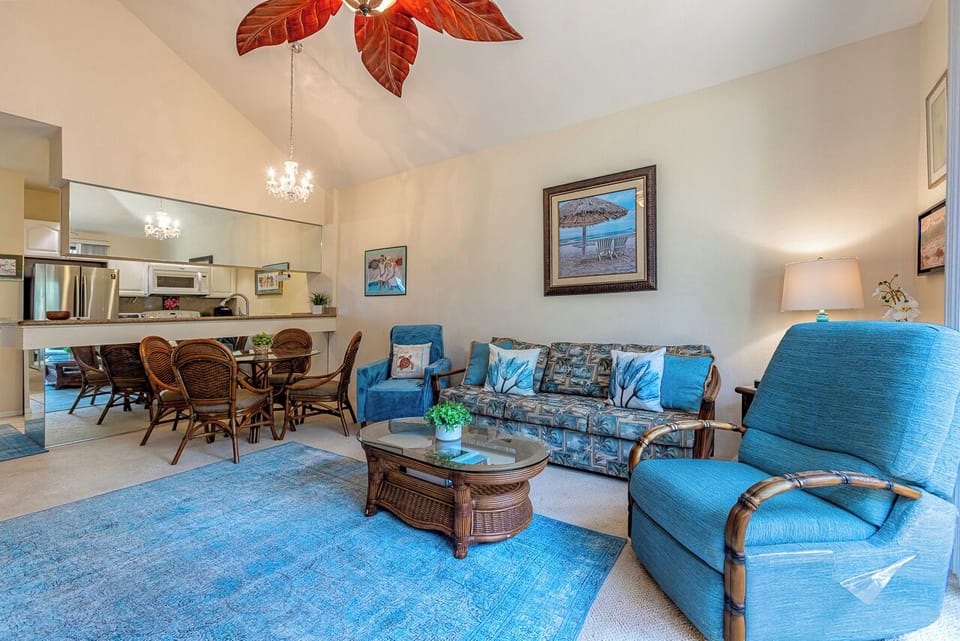There is a sofa sleeper for guests