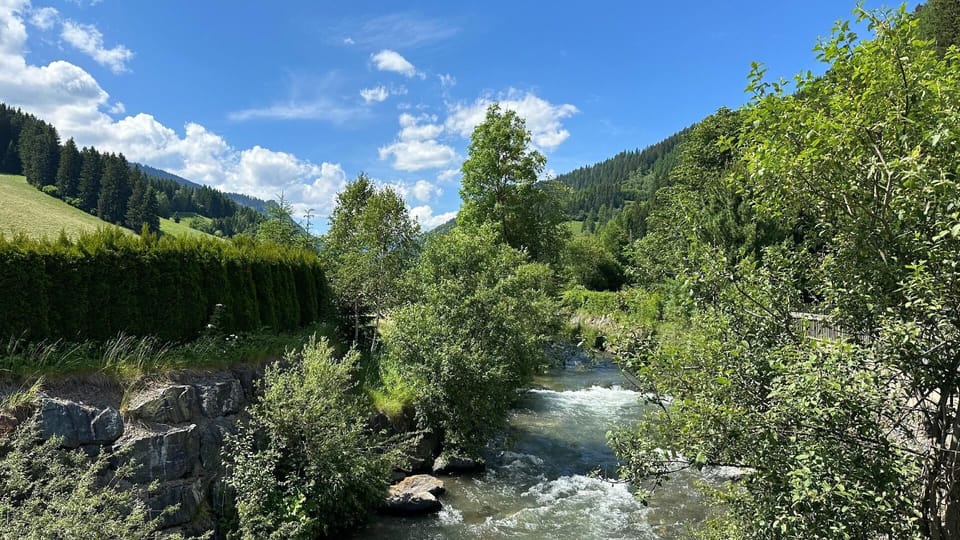 Creek next to the house