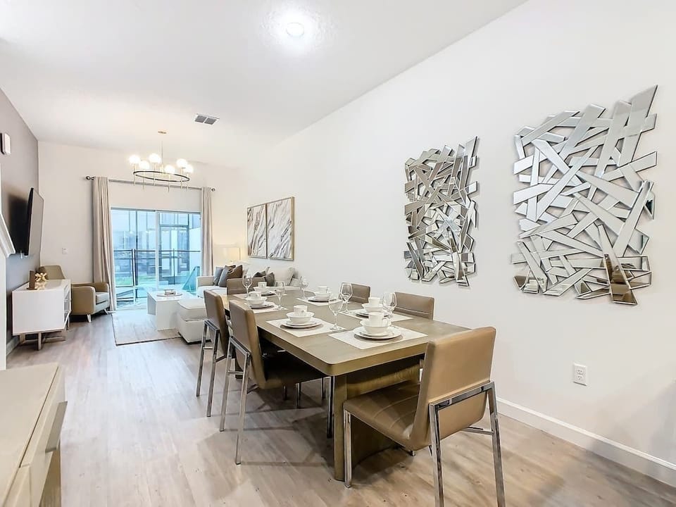 Stylish dining space ideal for enjoying meals and making memories together.