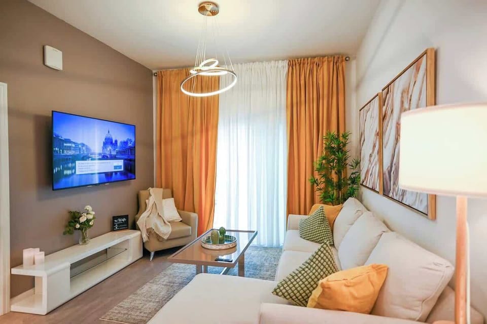 Relax in the cozy living room, perfect for unwinding after a day of adventure.