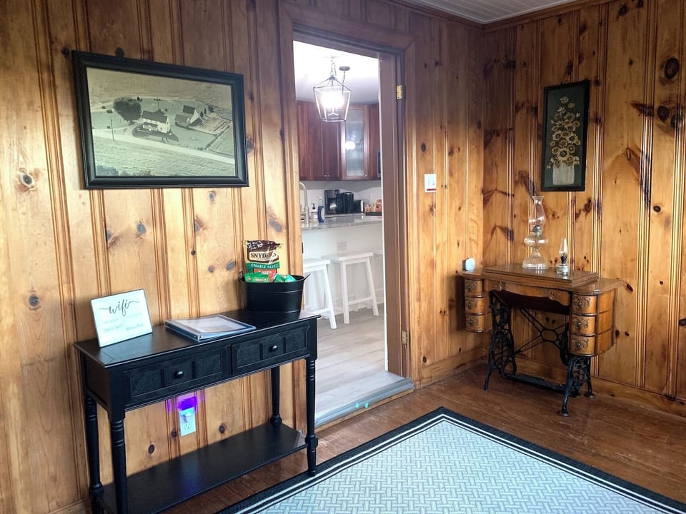 Entry on side of house
