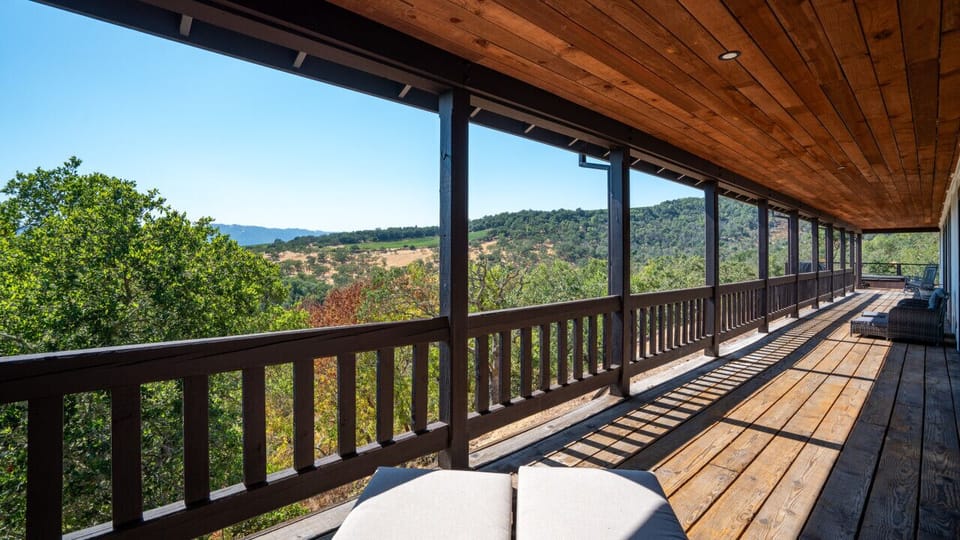 Enjoy the beautiful views of Sonoma County with this wrap around deck!